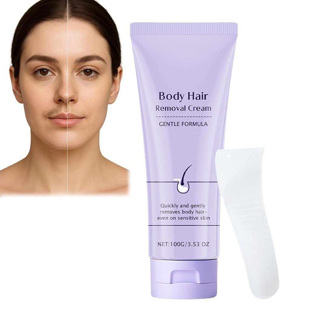 เครื่องกําจัดขนบนใบหน้า Luuma - ครีมกําจัดขนบนใบหน้าที่อ่อนโยนและไม่เจ็บปวดสําหรับบริเวณที่บอบบาง | 