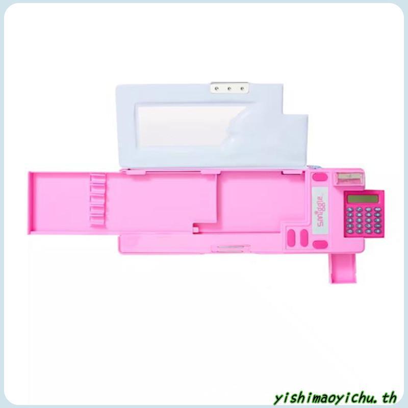 กล่องดินสอ pop out magnetic smiggle/กล่องดินสอ minecraft เคสยูนิคอร์น/เด็ก พร้อมเครื่องคิดเลข