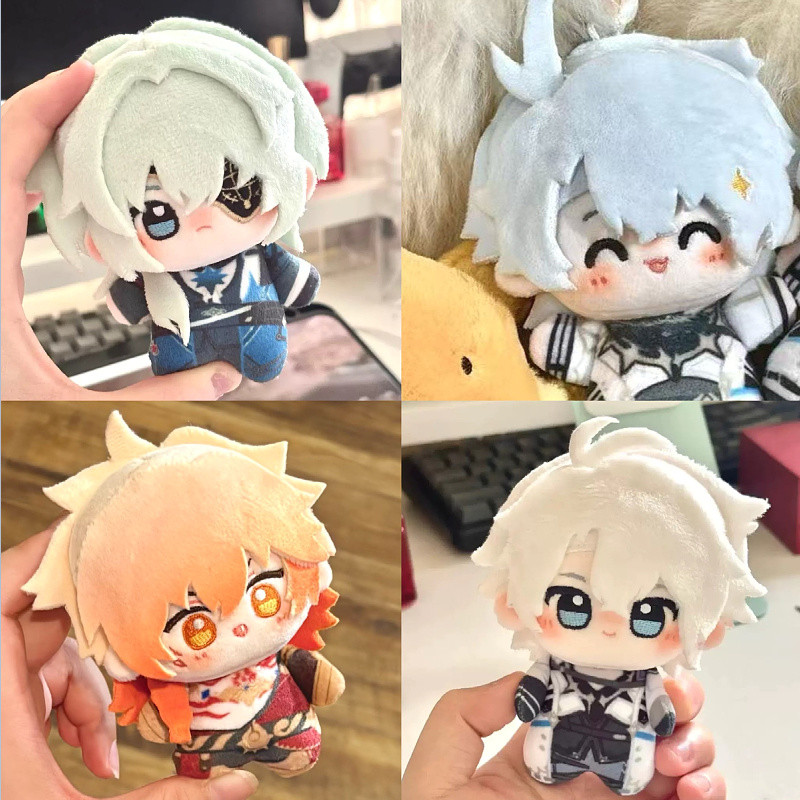 Honkai: Star Rail Fan-Made Merch Anaxa, Kainon, Mydei 10cm Cotton Doll – ตุ๊กตาสไตล์นุ่นน่ารัก, ผ้าฝ