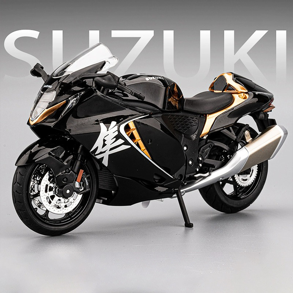 KLT 1:12 Suzuki Hayabusa GRX1300R รถจักรยานยนต์ Diecast รุ่นรถยนต์ของเล่นคอลเลกชันของขวัญสําหรับเด็กเด็กผู้หญิง - รูปที่ 4