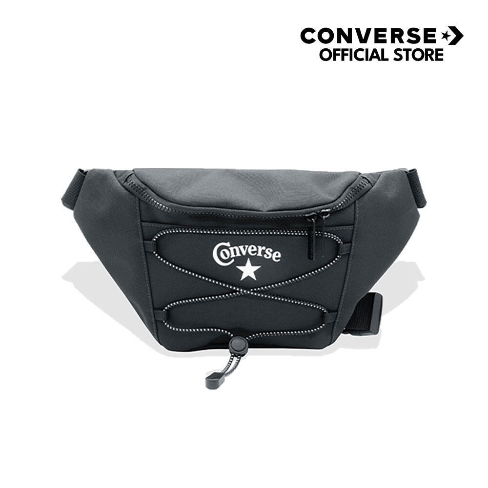 CONVERSE กระเป๋า OUTGOING WAIST BAG BLACK UNISEX 1261871AU_S5BKXX