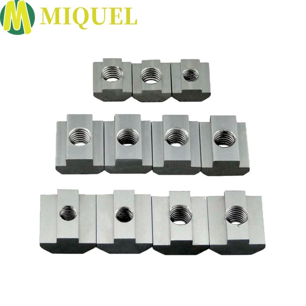 MIQUELZA Hammer Nut T Block 20PCS 2020 3030 4040 4545 Square T Slot Nut