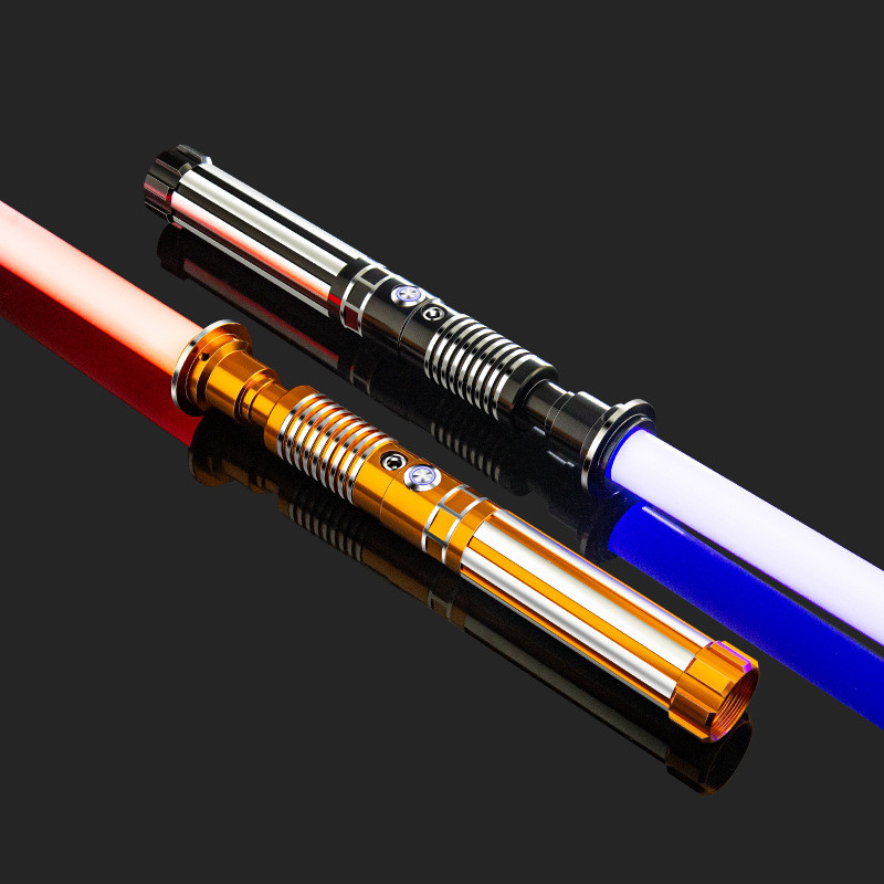 Star Wars Two-in-One RGB กระบี่แสงสองหัวของเล่นเด็กอุปกรณ์คอสเพลย์