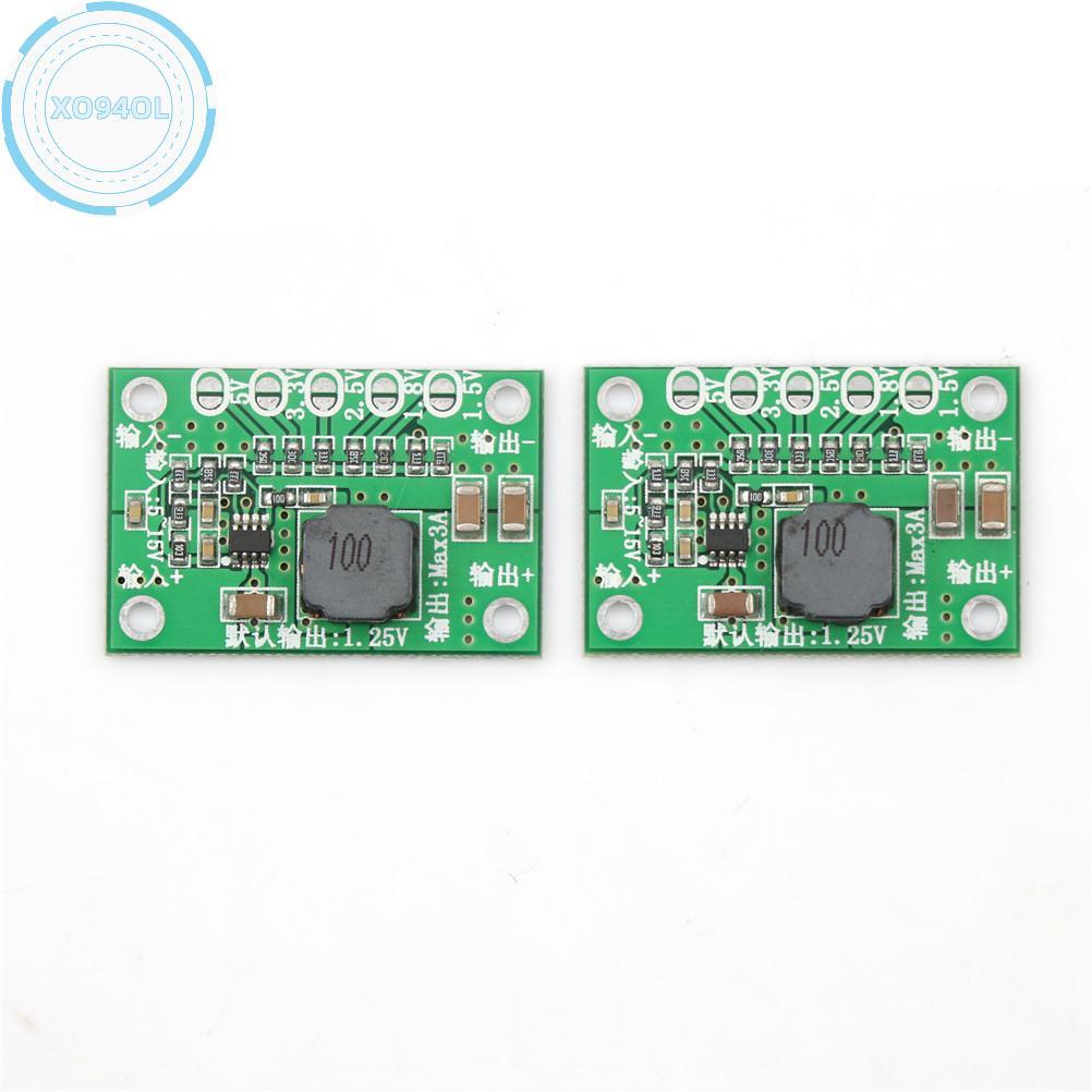 Xo94ol ใหม่ DC-DC Buck Converter ขั้นตอนลงโมดูล 5 ~ 16V ถึง 1.5V 1.8V 2.5V 3.3V 5V 3A TH