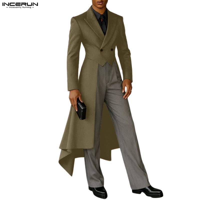 เสื้อผู้ชายดีไซน์Vintage แขนยาว ลายพิมพ์สไตล์destruction สำหรับสวมใส่ลำลอง