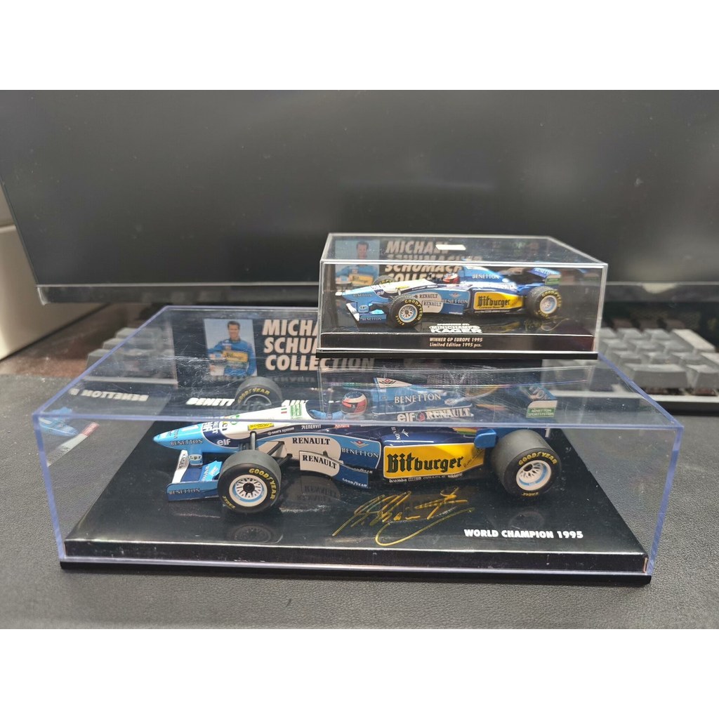 Mini Cut F1 รุ่น B195 Benatong Schumahe 1995 Game Season 1995 Schumahe Represents Bernaton Fleet to 