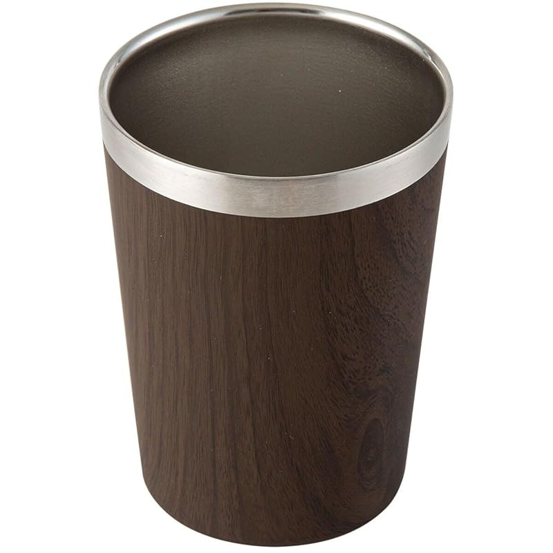 NITORI 2WAY Stainless Steel Tumbler CV187 490mL - Natural & Dark Brown Options