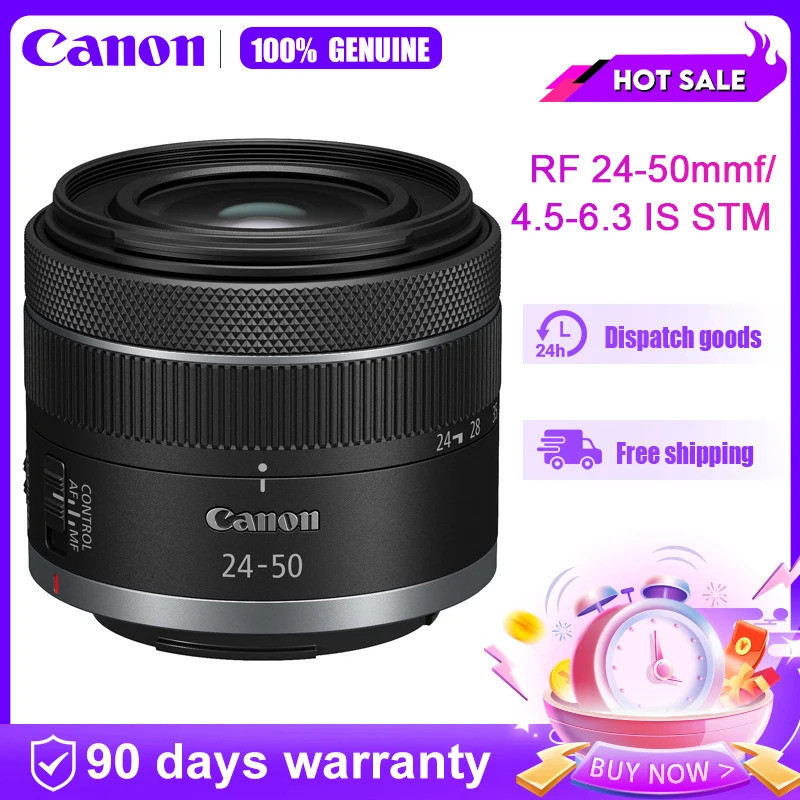 Canon Rf 24-50 มม.F/4.5-6.3 เป็นเลนส์ Stm Full Frame Mirrorless เลนส์กล้องมุมกว้าง Autofocus ซูมเลนส