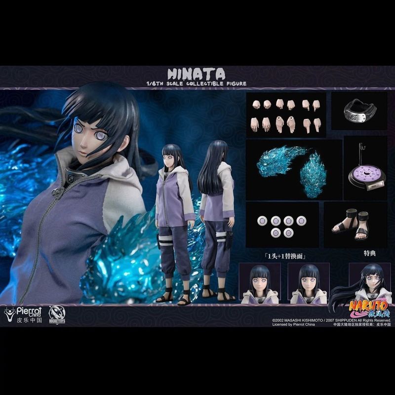 RocketToys ROC Hyuga Hinata Naruto ทหาร 1/6 Action Figure ของเล่น F
