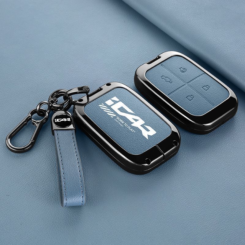 เคสกุญแจ Chery V23 รีโมทคอนโทรลฝาครอบป้องกันรอยขีดข่วน ของแต่งรถชินจัง พวงกุญแจ เคสกุญแจ ปลอกกุญแจรถยนต์ icar v23