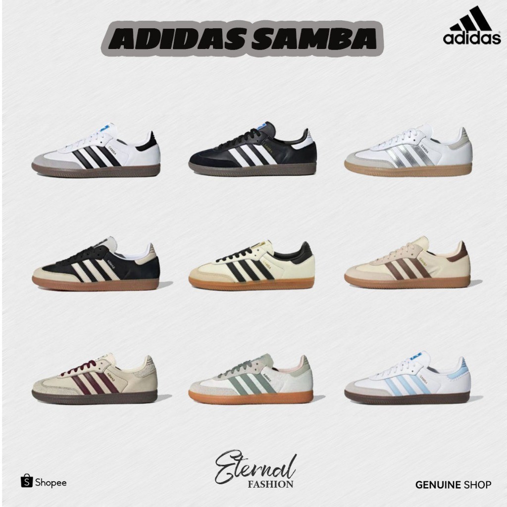 ️ Adidas Originals SAMBA OG แท้100%（B75806/B75807/ID0478/ID0492/ID1447/IG1987）รองเท้า SAMBA สุดคลาสสิค [รอสินค้า]