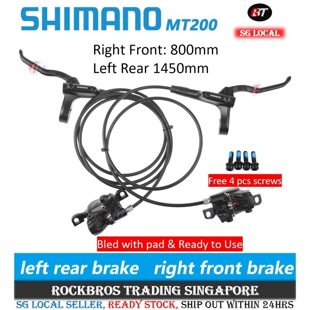 [SG Seller] Shimano MT200 hydraulic brake bicycle hydraulic Brake bicycle brake