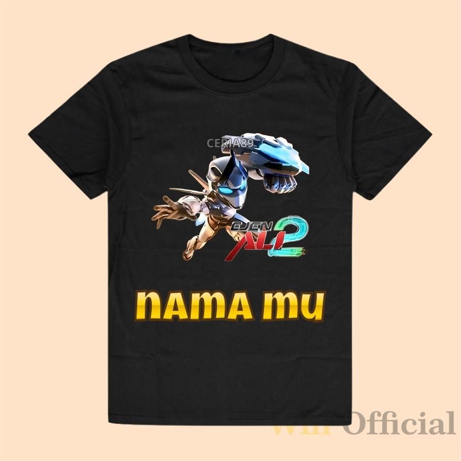 Baju เสื้อยืดเด็กพร้อม Ejen Ali The Movie 2 รูปแบบตัวละครเสื้อยืดเด็ก Ejen Ali 2 01