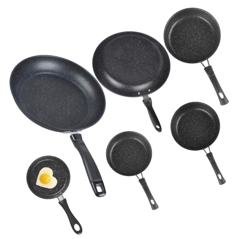 Orangesea กระทะนอนสติ๊ก Skillets Cooking Pots ไข่เจียวสเต็กแพนเค้กเครื่องครัว