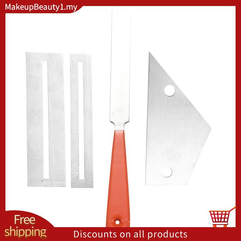 สแตนเลสกีตาร์ Fret File + Fret Rocker Level + Fingerboard Protector กีตาร์ Luthier เครื่องมือ