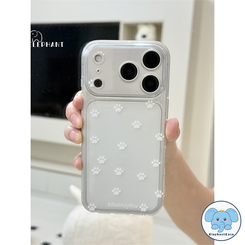 สำหรับIPhone 17 Air 15 13 11 12 16 14 Pro Max X XR XS Max 7 14 16 Plus SEแบบเต็มจอ ลายกรงเล็บเล็ก น่ารัก เคสใสกันกระแทก - รูปที่ 2