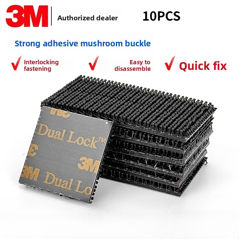 10PCS3M ไนลอนกาวเห็ดหัวเข็มขัดโดยไม่คํานึงถึงชายและหญิงที่แข็งแกร่งยึด sj3550cf Velcro 3551 เด็กและแ