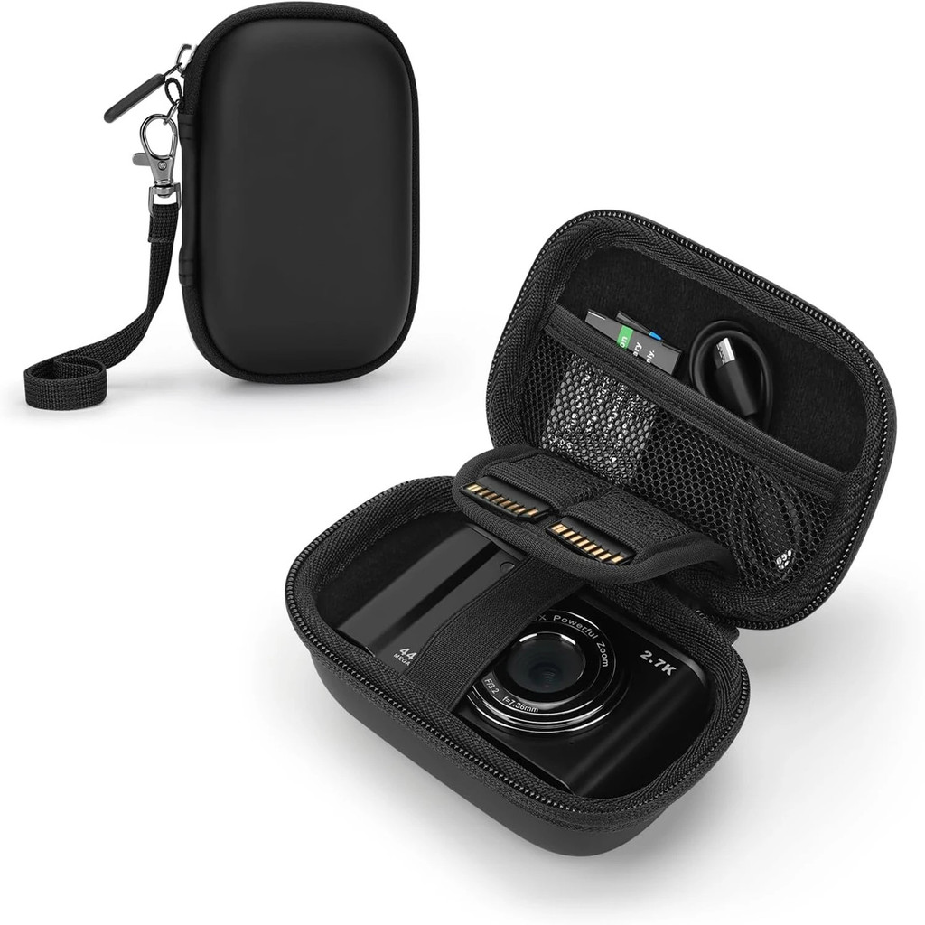 เคสกล้องกันกระแทกสําหรับ Kodak Pixpro Fz55 และรุ่นอื่นๆ - เปลือก Eva พร้อม Plush Padding, Sd Card St