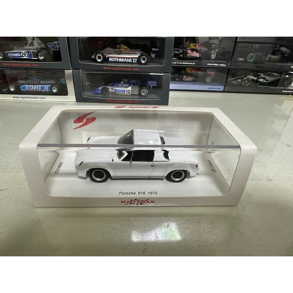 Spark 1/43 Kid Box Special Note Porsche Porsche 916 1972 Model Original Package, Appearance As Shown