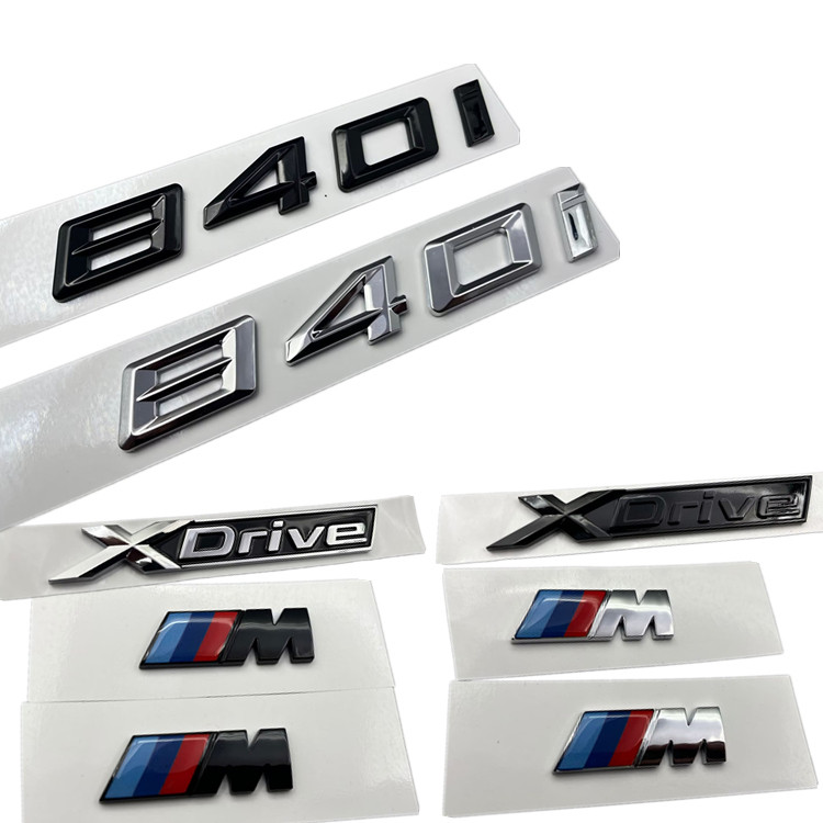เหมาะสําหรับ BMW 840i โลโก้รถด้านหลังโลโก้ BMW M840i Word โลโก้รถหางโลโก้ 850i โลโก้รถหาง
