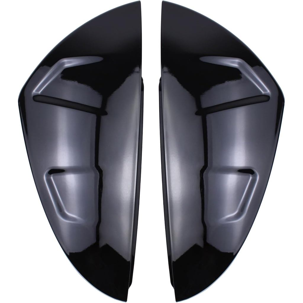 ApplianPar 2 ชิ้นเคลือบเงาสีดําไดร์เวอร์และผู้โดยสารด้านข้างกระจกมองหลังสําหรับ Lexus IS300 IS350 20