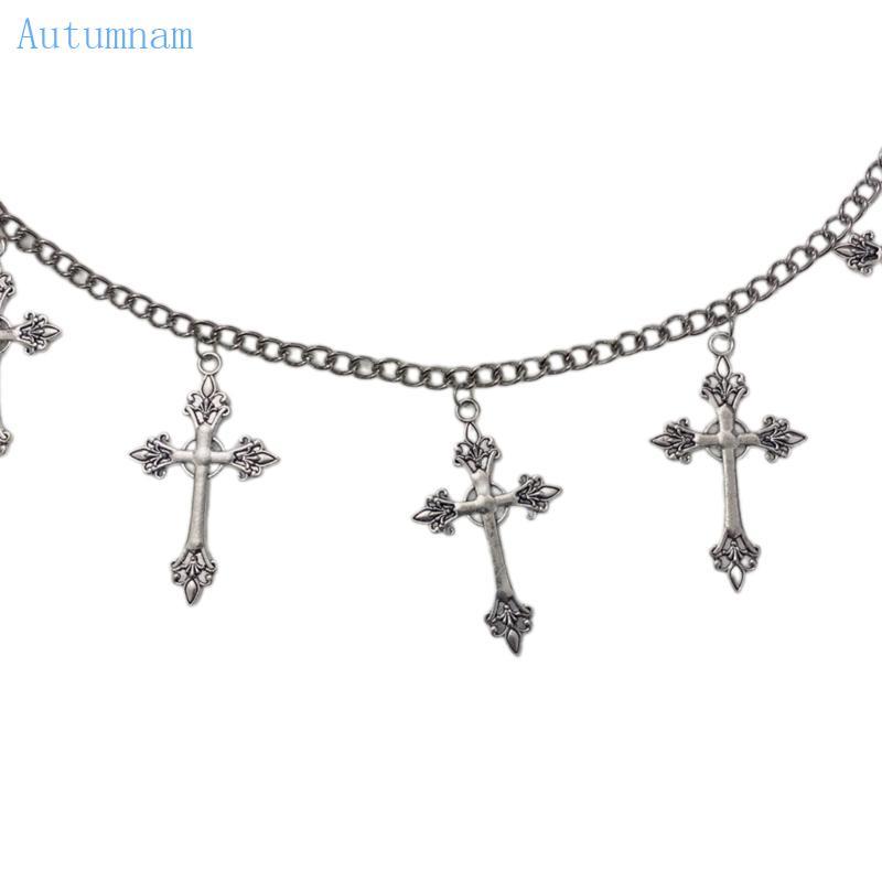 AUTU Big Cross พวงกุญแจเอวแบบโซ่สำหรับกระเป๋าสตางค์และกางเกงยีนส์
