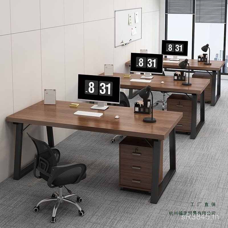 โต๊ะตําแหน่งพนักงานในครัวเรือนที่เรียบง่ายทันสมัยโต๊ะคอมพิวเตอร์ที่มีลิ้นชักโต๊ะเจ้านายโต๊ะโต๊ะสก์ท็