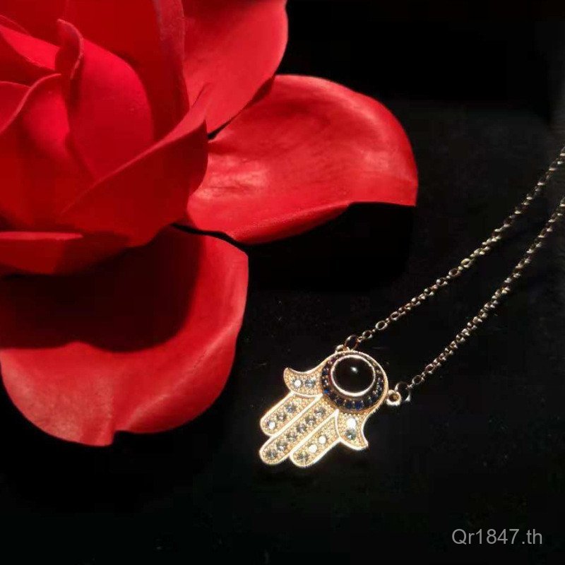 I Love You สร้อยคอหน่วยความจํา Devils Eye Projection Language 100 One Piece Issued Clock S925 PW9V