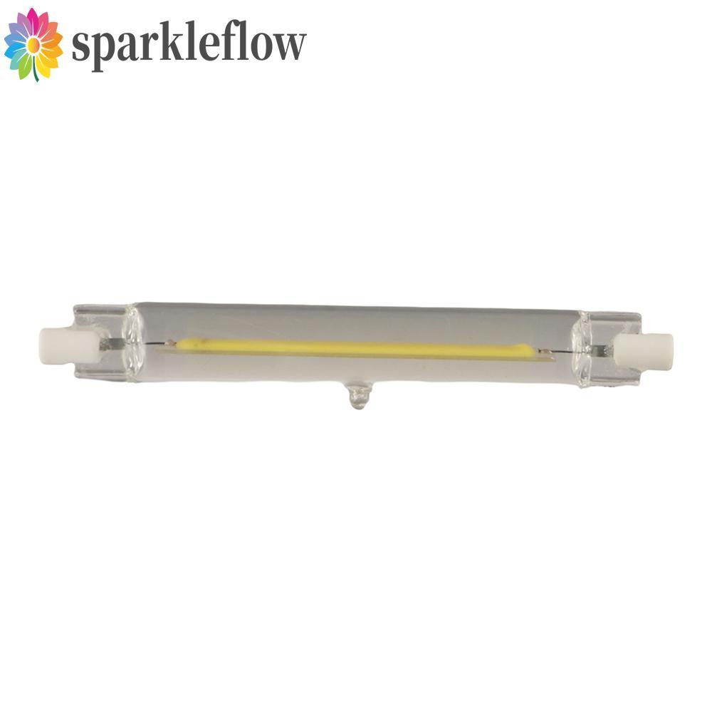 SPARKLEFLOW R7S หลอดโคมไฟ, 360 Glow เปลี่ยนหลอดไฟ COB, Retro Dimmable 110v/220v Bar