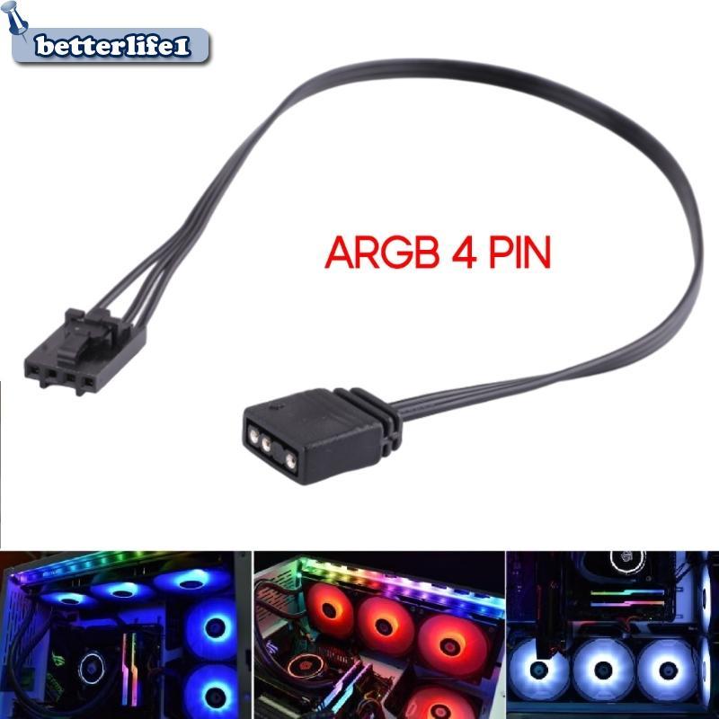 BTM สําหรับสายอะแดปเตอร์คอนโทรลเลอร์เรือโจรสลัด QL- LL120 ICUE Sync- ARGB 4Pin Cable