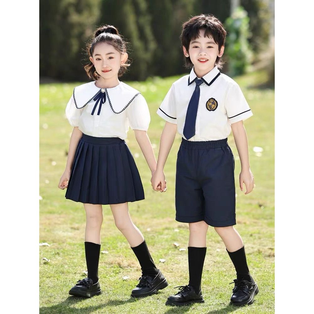 ชุดนักเรียนประถมเต้นรําคอรัสประสิทธิภาพเครื่องแบบจบการศึกษาชั้นภาพเครื่องแบบชุดวัน1เกมเครื่องแบบอนุบ