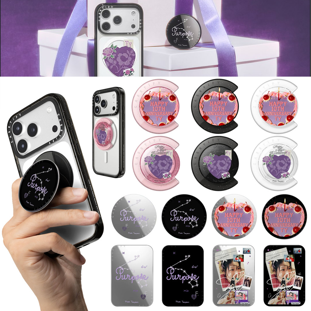 CASETiFY TAEYEON TAEYEON Music Commemorative เหมาะสําหรับ Apple Magnetic Phone Holder Card Holder Ai