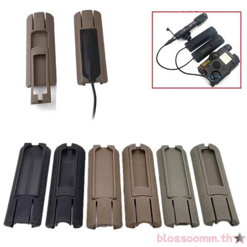 BLOSS สวิตช์ระยะไกลสำหรับ PEQ พร้อมไฟฉายไฟท้าย ช่องเสียบการ์ด PEQ และรางคู่มือแผงกระเป๋า