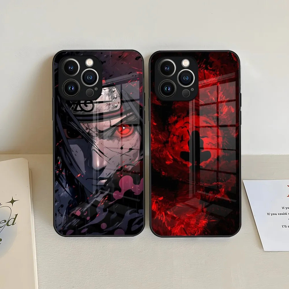 BL-1 I-ItachiS U-UchihaSเคสโทรศัพท์สําหรับiPhone 17, 13 12 XSPlus Mini X XR 8 7 6s SE2020 กระจกนิรภั