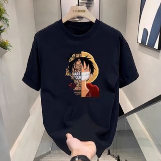 COD Kaos One Piece Luffy Pria - Katun Premium Oversize Nyaman GRATIS ONGKIR  Stok Siap Kirim