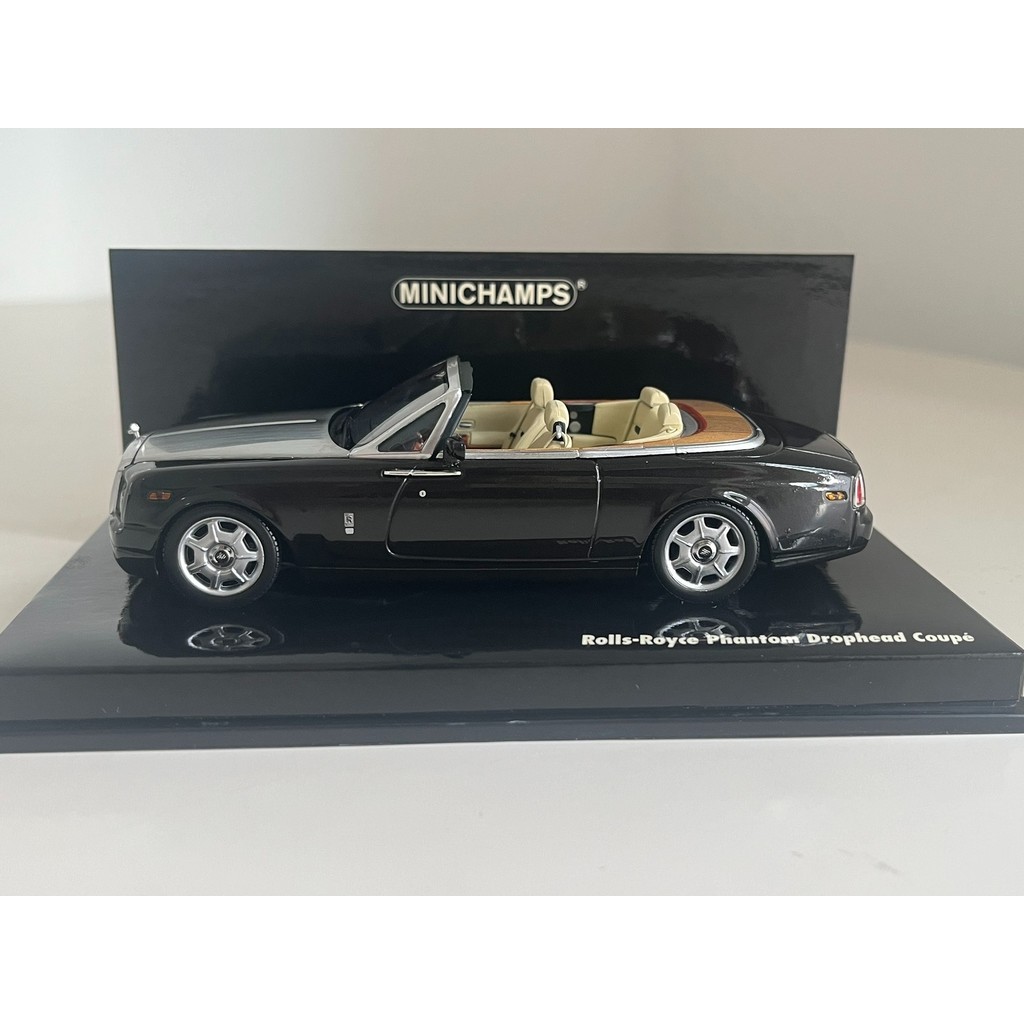 Mini Cut Minichamps 1: 43 ROLLS-43 PHANTOM ROLL ConvertibleS-ROYCE PHANTOM DROPHEAD COUPE วัดรถเก่า 