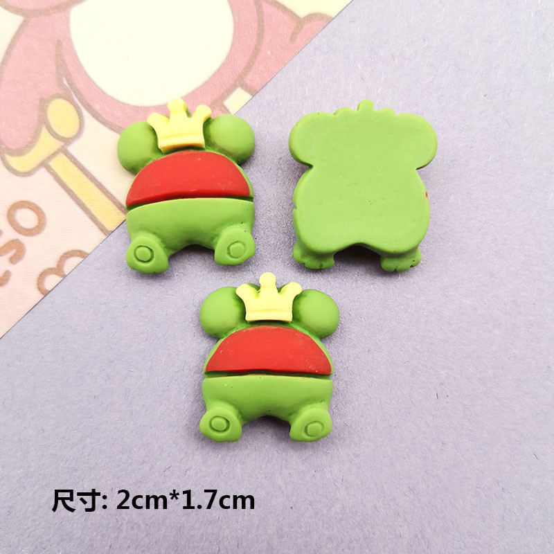 10ชิ้นการ์ตูนสตรอเบอร์รี่หมีลูกเป็ดหัวสัตว์ก้นอุปกรณ์เรซินทําเองกรณีโทรศัพท์กิ๊บถ้วยน้ําเครื่องประดับวัสดุ - รูปที่ 3