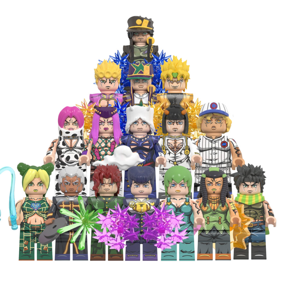 Jojo s Bizarre Adventure Action Figure Higashikata Josuke Kujo Jotaro Dio Brando Joseph joestar Gior