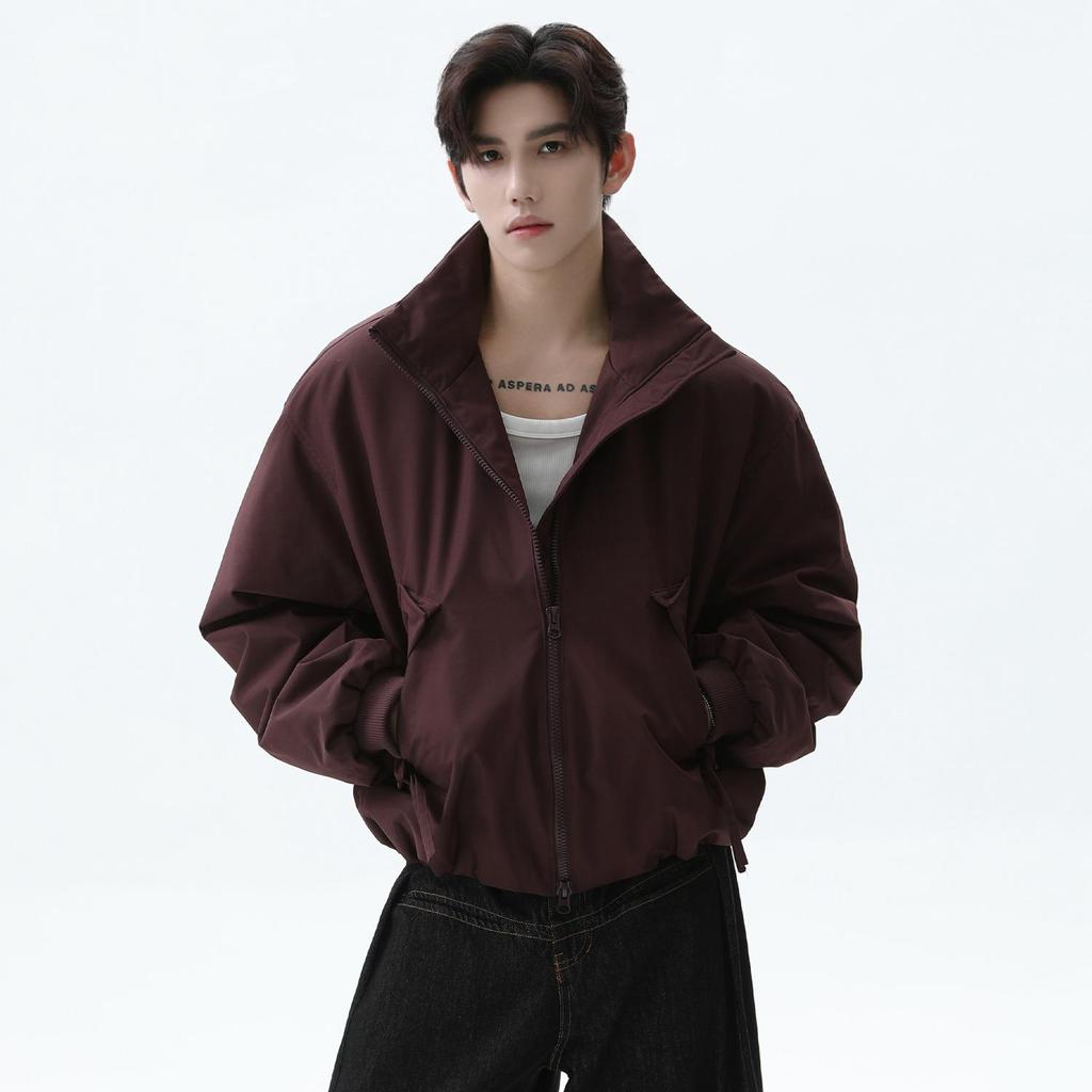 SUIKONE ซุยโคเนะ เสื้อแจ็คเก็ตใหม่ ผ้าฝ้ายเบาะ สไตล์เกาหลียกระดับ สำหรับทั้งสองเพศ — صورة 6