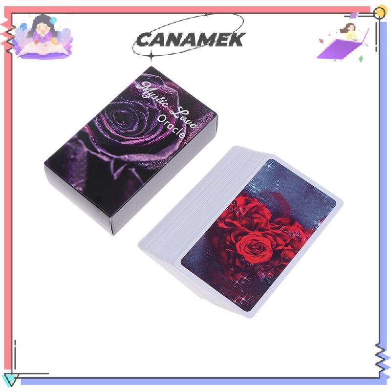 [CANAMEK] 79 ชิ้นการ์ด Mystic Love Oracle Deck LOVE ORACLE Deck Deck Twin Flame Deck ข้อความสํารับเก