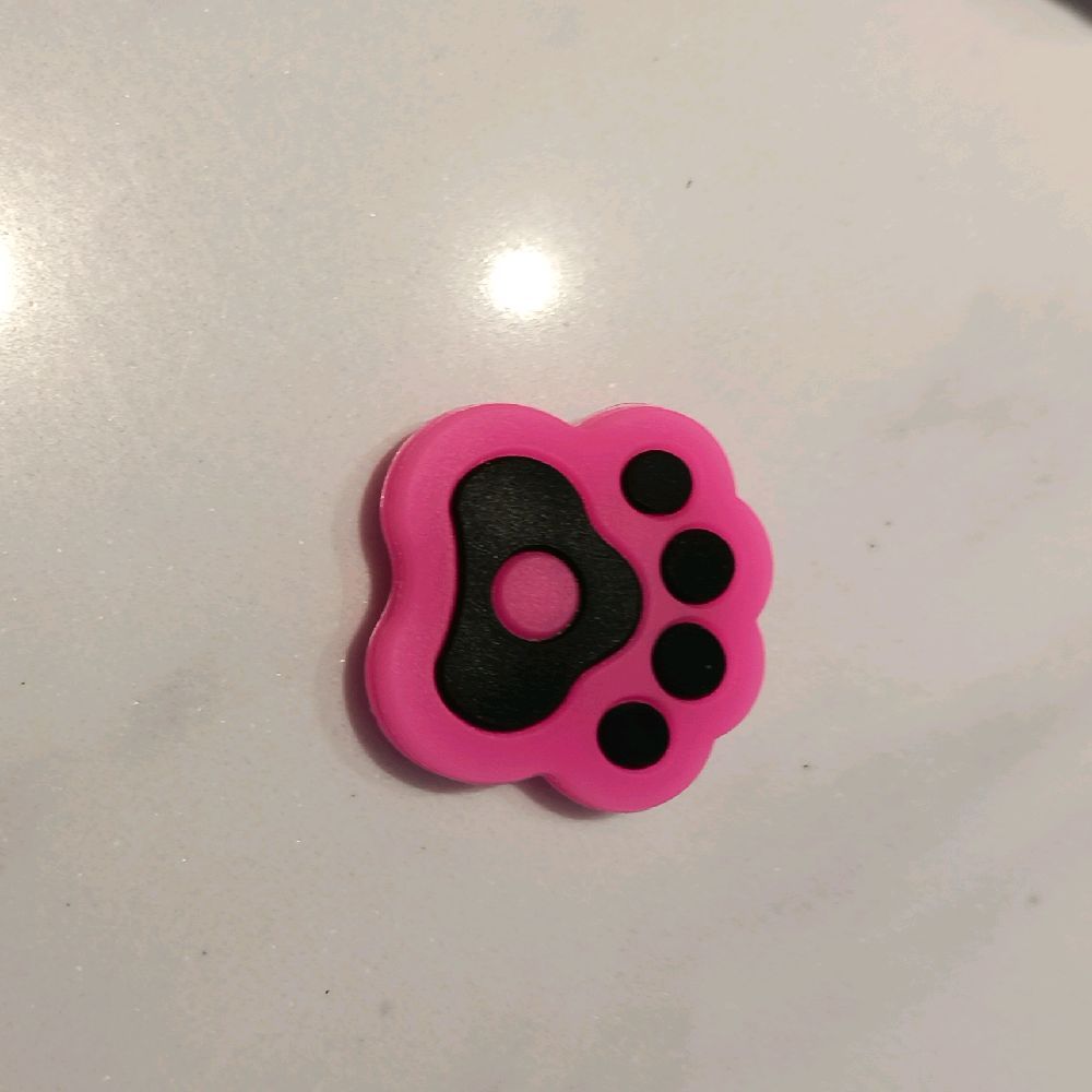 Dampener Tennis Damper Paw neon Pink Tennis Damper Damper doggy cat Paw shocking Pink