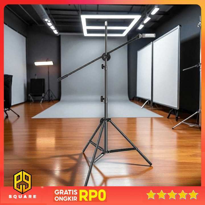 TaffiSTUDIO ขาตั้งกล้องปรับ Stable Photo Studio Stand Boom Arm 200 ซม. - ST-36 Original 99 Square