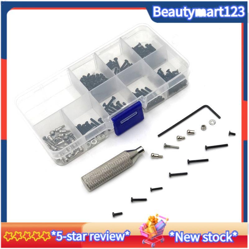 BM RobotRC Car Screw Kit Metal พร้อมกล่องสําหรับ  284131 K969 K979 K989 K999 P929 1/28 RC อะไหล่รถยน