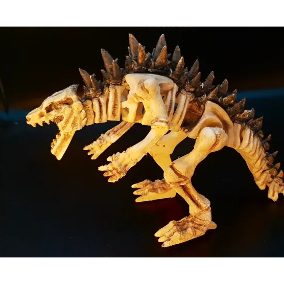 Cuero TOY Skeleton Godzilla 1998 ข้อต่อ