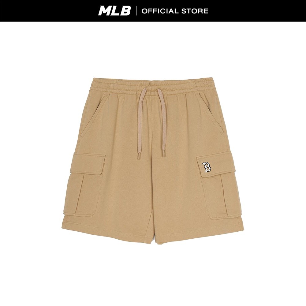 MLB กางเกงขาสั้น ยูนิเซ็กส์ Unisex Basic Small Logo Cargo 9" Shorts รุ่น 3ASPB0353 43BGL สีเบจ