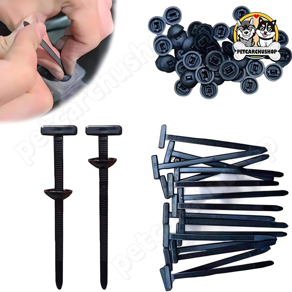 20/50/100 ชิ้น Universal Cable Tie Buckle ไนลอน อเนกประสงค์ทนทาน Self-locking Zip Ties ปรับแบบพกพาสวมใส่สายพลาสติก