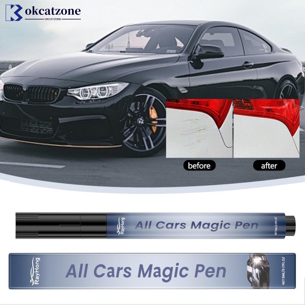 OKCATZONE รถยนต์ซ่อมรอยขีดข่วนปากกา Scratch Remover ปากการถกันน้ํา Professional Repair รถ Scratch Re