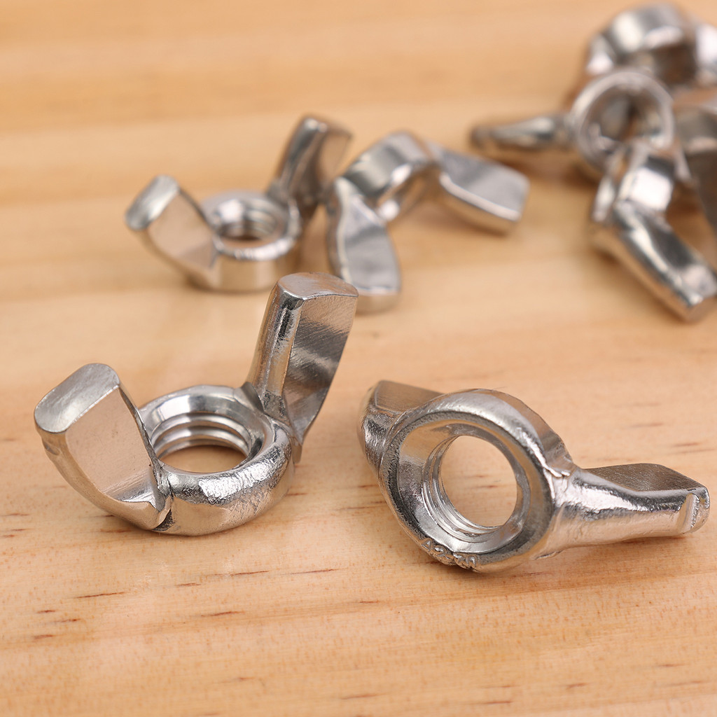 [จัดส่ง 3-5 วัน]5/10 ชิ้น 304 ถั่วปีกผีเสื้อสแตนเลส M3-M10| ดีไซน์กระชับบิดมือ | ตัวยึดฮาร์ดแวร์ที่ทนทานสําหรับการซ่อมเฟอร์นิเจอร์ - รูปที่ 3