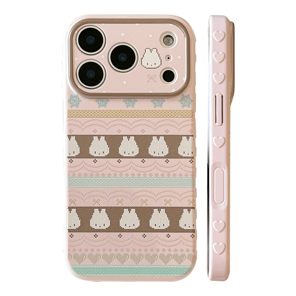 รวมทุกอย่างเคสโทรศัพท์ป้องกันกระต่ายน้อยสีชมพูเงาเหมาะสําหรับ ทีพียู สําหรับ ไอโฟน12 13 14 15 16 17มือโปร สูงสุด ราคา ถูกที่สุด ดีลบีเคเค แกลเลอรีภาพที่ 4