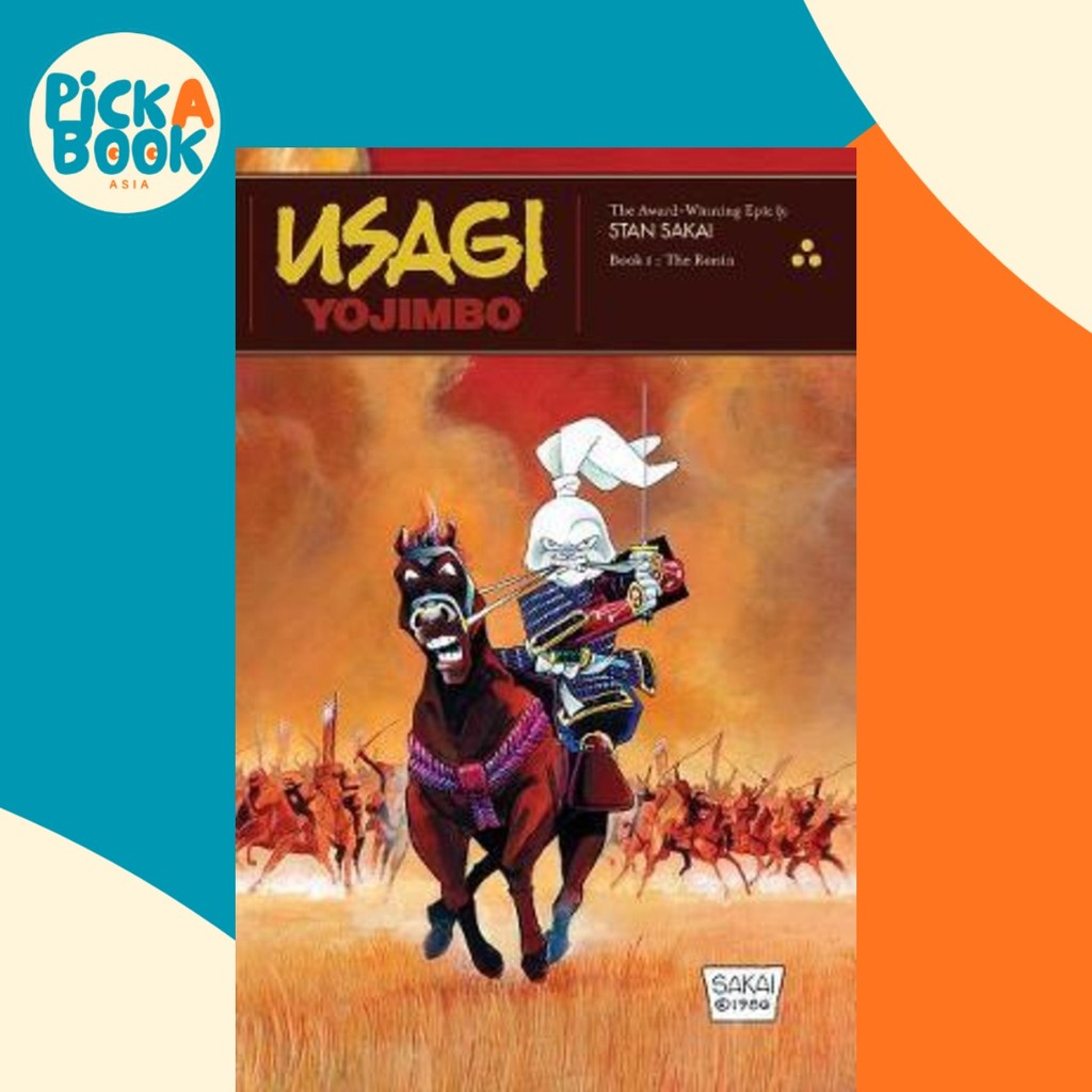 - Usagi Yojimbo: หนังสือ 1 โดย Stan Sakai (ฉบับสหรัฐอเมริกาปกอ่อน)
